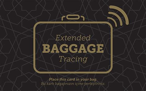 turkish airlines rfid baggage card